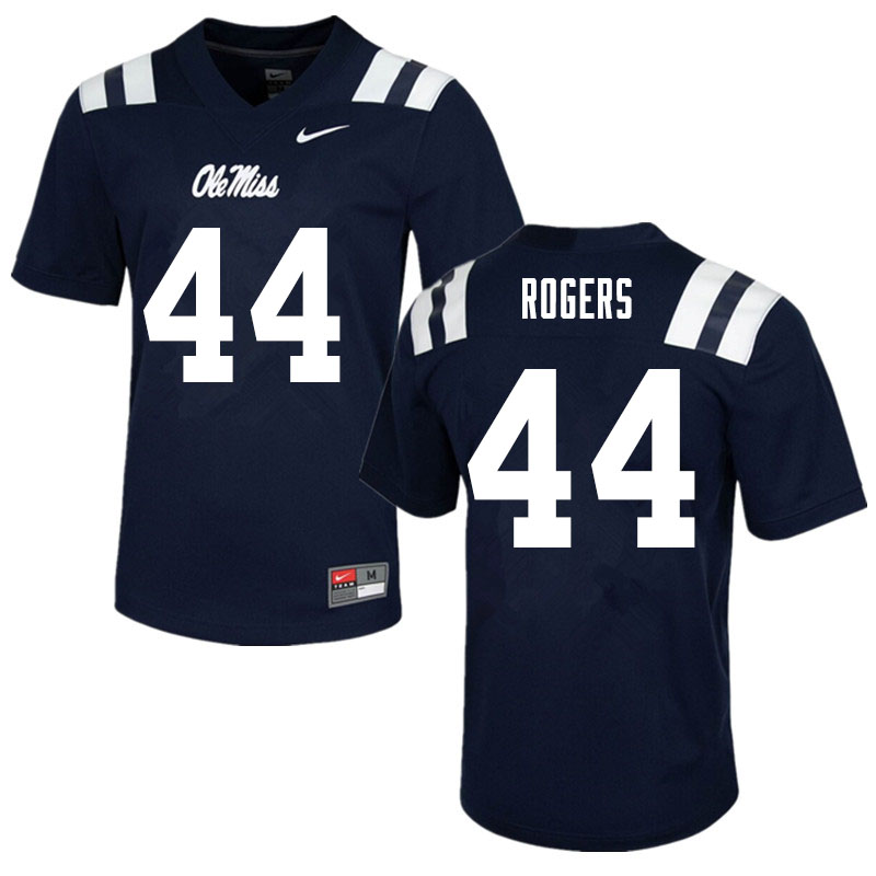 Payton Rogers Ole Miss Rebels NCAA Men's Navy #44 Stitched Limited College Football Jersey JJF2558NA